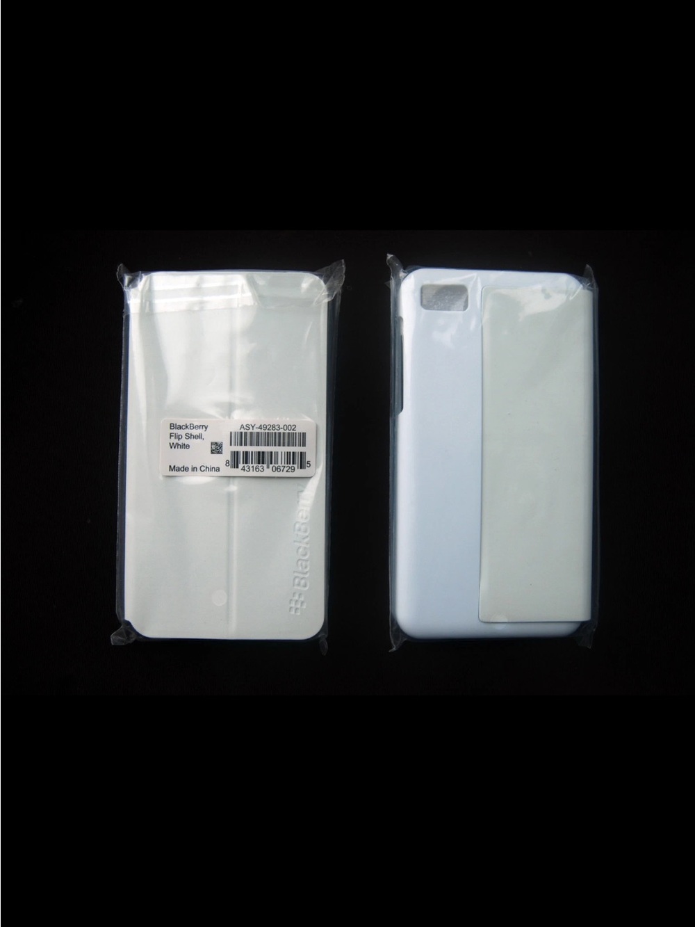 BlackBerry Z10 Flip Shell Case in White